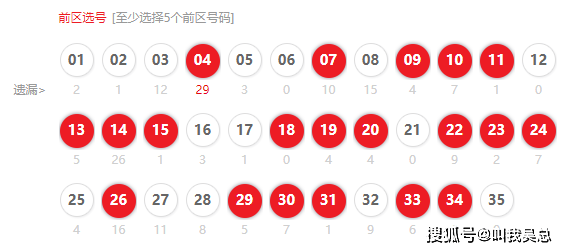 开奖项数字规律